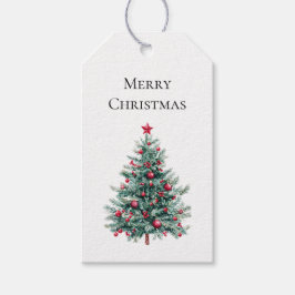 Grüne Burgund Weihnachtsbaumen Ornamente Geschenkanhänger