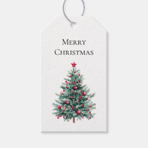 Grüne Burgund Weihnachtsbaumen Ornamente Geschenkanhänger