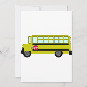 Grüne Bus-Einladungen Einladung