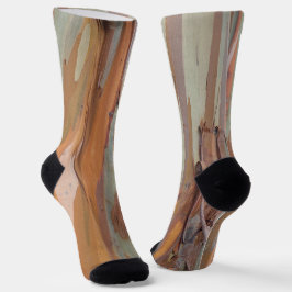 Grüne Camo-Baumrinden-Socken Socken