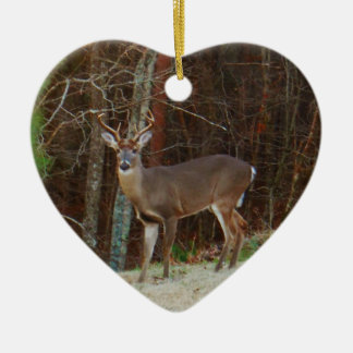 Grüne Camouflage, Camouflage Hirsche personalisier Keramik Ornament