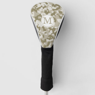 Grüne Camouflage   Camouflage Muster Mit Monogramm Golf Headcover