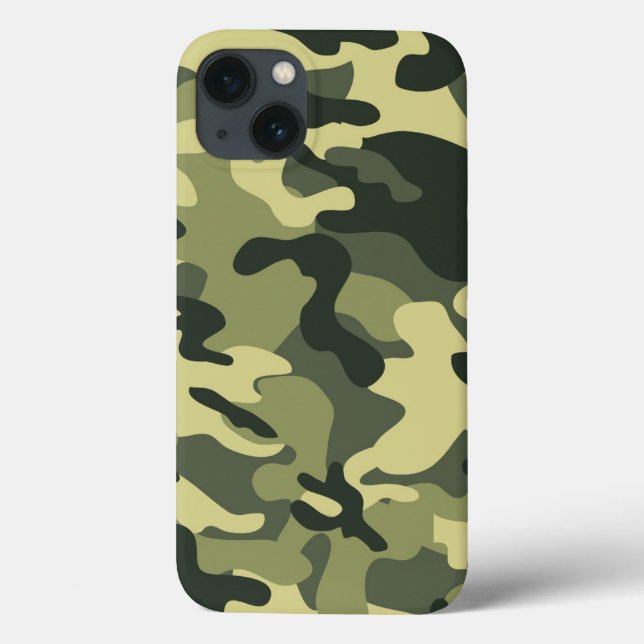 Grüne Camouflage Case-Mate iPhone Hülle (Rückseite)