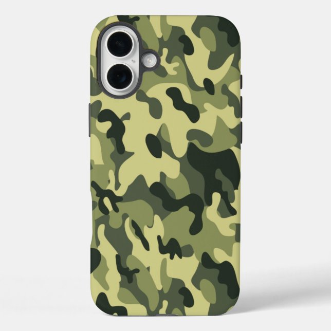 Grüne Camouflage Case-Mate iPhone Hülle (Rückseite)