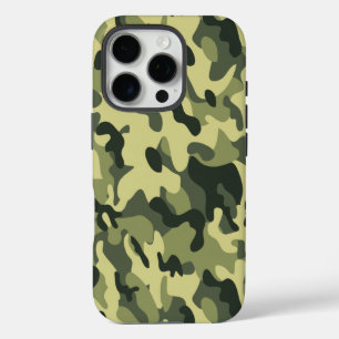 Grüne Camouflage iPhone 16 Pro Hülle