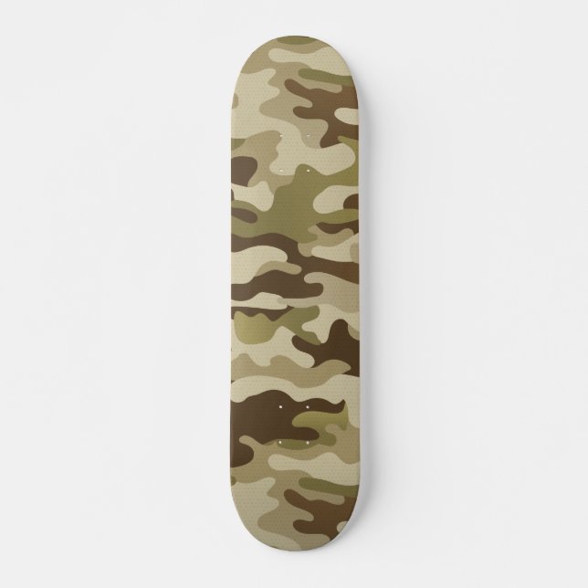 Grüne Camouflage der Textured Army Skateboard (Vorne)