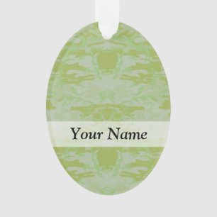Grüne Camouflage Ornament