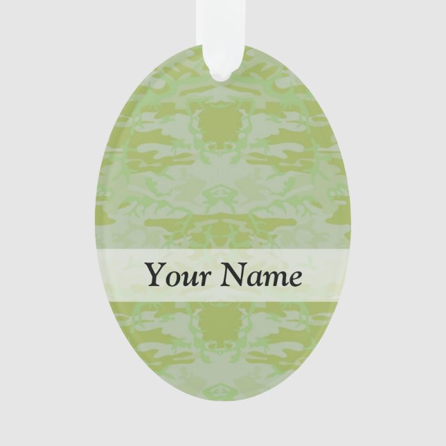 Grüne Camouflage Ornament (Vorderseite)