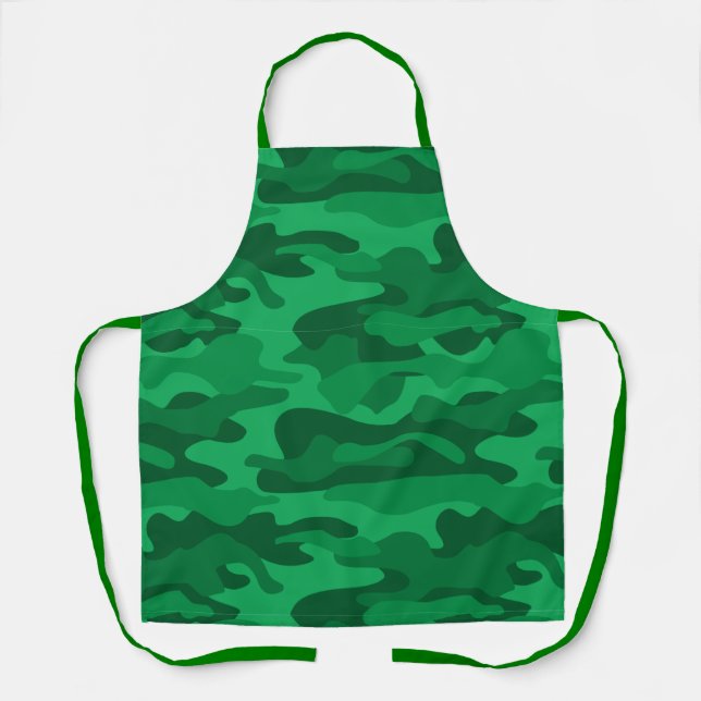 Grüne Camouflage Schürze (Vorderseite)