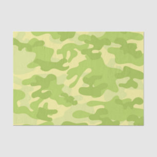Grüne Camouflage Seidenpapier