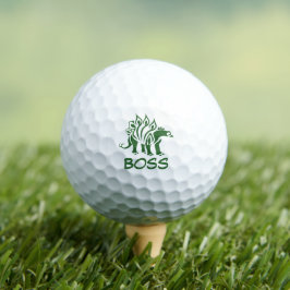 Grüne Camouflage Stegosaurus Spiked Dinosaurier Golfball
