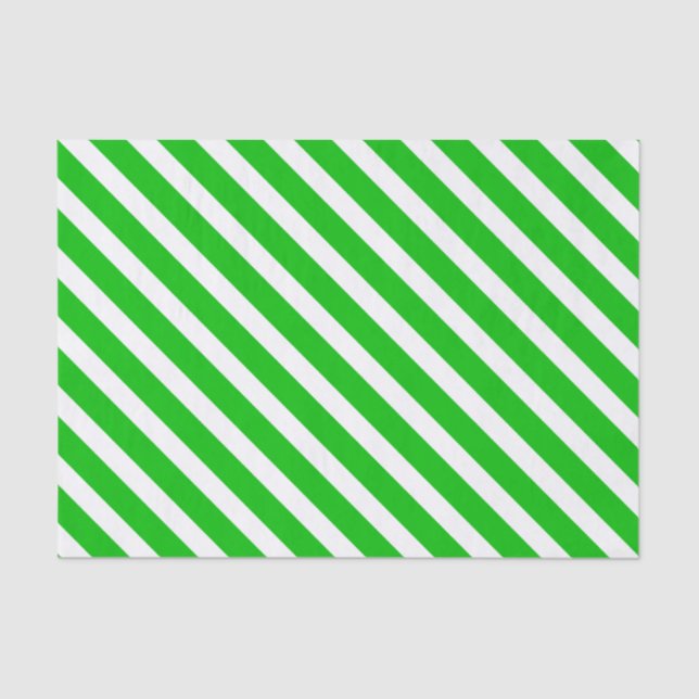 Grüne Candy Cane Basics Seidenpapier (Vorderseite)