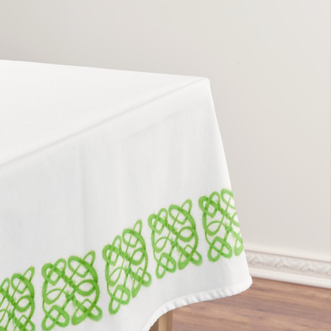 GRÜNE CELTIC KNOT 60x84 Tabletten Tischdecke (Beispiel)