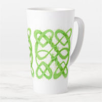 GRÜNE CELTIC KNOT Tall Latte Tasse