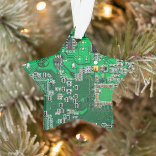 Grüne Computergehäuse Ornament