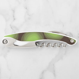 Grüne, coole, einzigartige, trendige, urbane Blume Kellnermesser