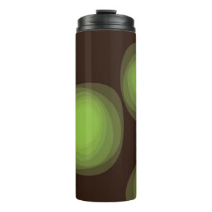Grüne, coole, einzigartige, trendige, urbane Blume Thermosbecher