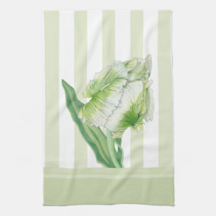 Grüne Creme Tulip Küchentücher