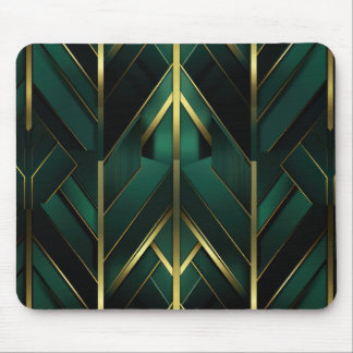 Grüne Dekoration Mousepad