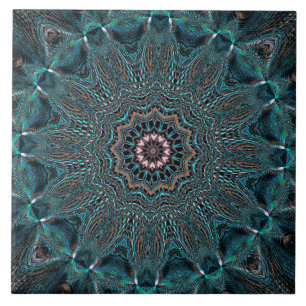 Grüne dekorative Keramik Fliese