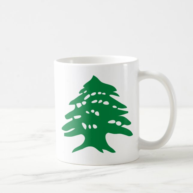 Grüne der Libanon-Zeder Tasse (Rechts)