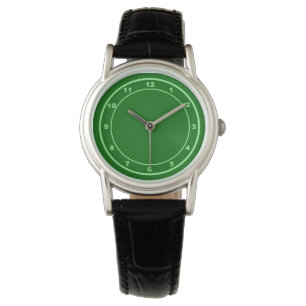 Grüne Dialekontrolle Armbanduhr