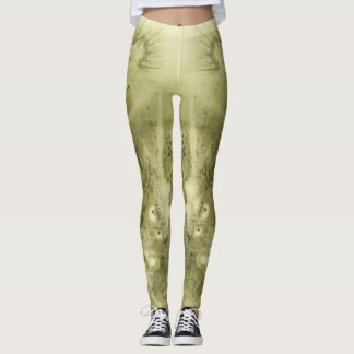 Grüne Drachen-Leggings Leggings