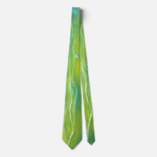 Grüne Drehung Krawatte