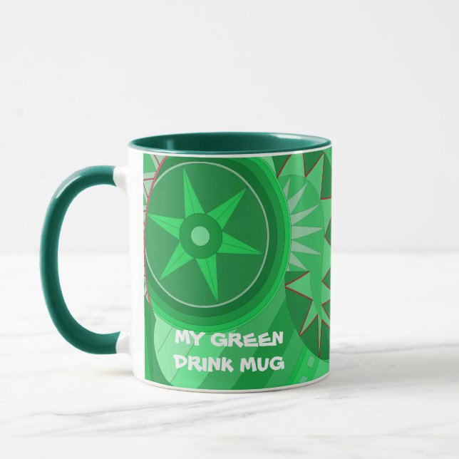 GRÜNE DRINK-TASSE TASSE (Links)