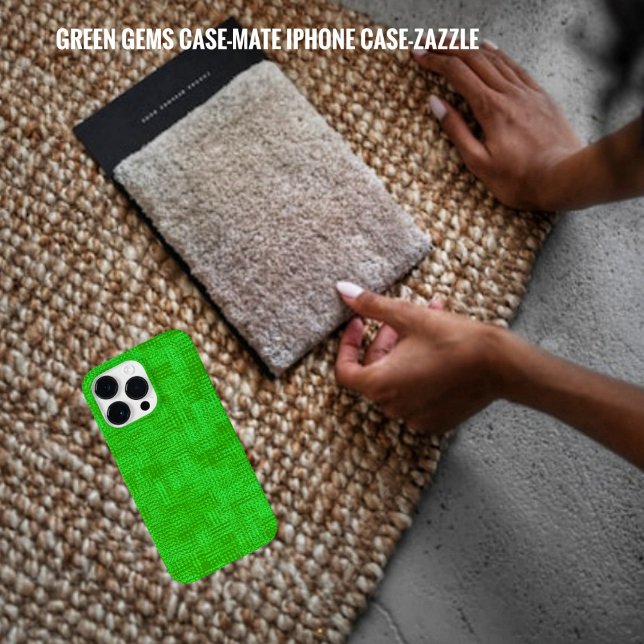 Grüne Edelsteine Case-Mate iPhone Hülle (Von Creator hochgeladen)