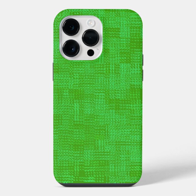 Grüne Edelsteine iPhone Hülle (Rückseite)