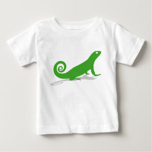 Grüne Eidechse Baby T-shirt