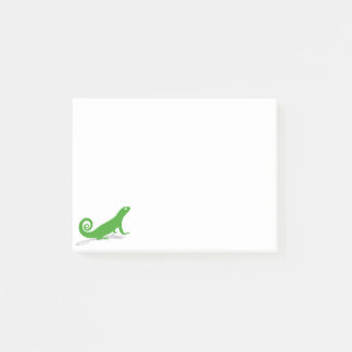 Grüne Eidechse Post-it Klebezettel