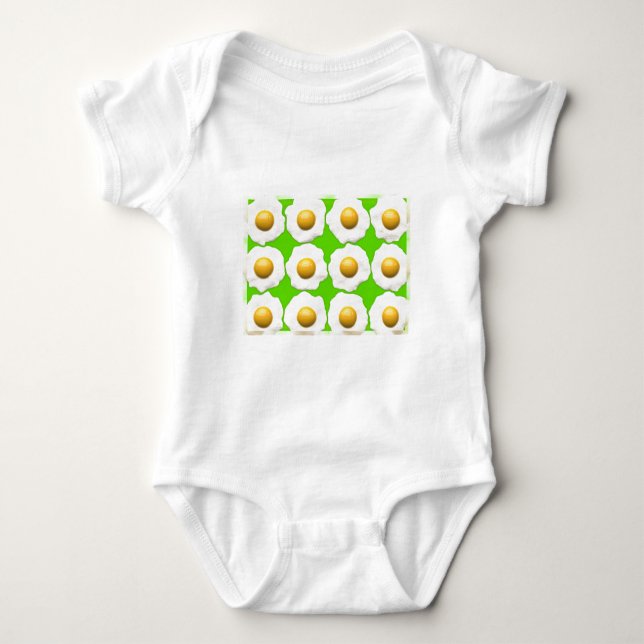Grüne Eier Baby Strampler (Vorderseite)