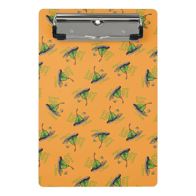 Grüne Eier mit Schinken Muster Mini Klemmbrett (Vorderseite)
