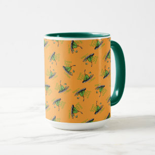 Grüne Eier mit Schinken Muster Tasse