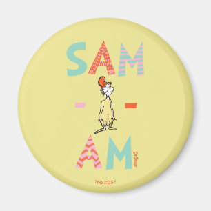 Grüne Eier mit Schinken Sam-I-Am Magnet