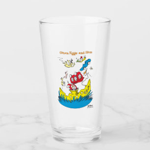 Grüne Eier und Schinken Ich mag sie nirgendwo Glas