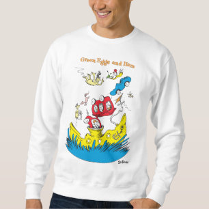 Grüne Eier und Schinken Ich mag sie nirgendwo Sweatshirt