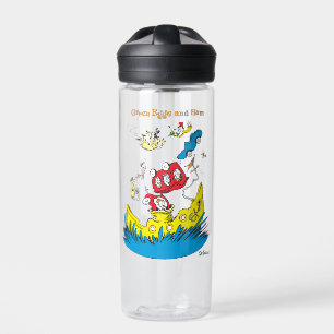 Grüne Eier und Schinken Ich mag sie nirgendwo Trinkflasche