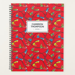 Grüne Eier und Schinken Zugmuster Planer