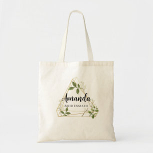Grüne einfache minimalistische Brautjungfer-Tasche Tragetasche