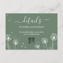 Grüne, einfache Wiese-Blume Hochzeitdetails