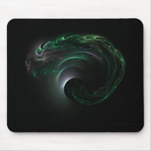 Grüne Eklipse Mousepad