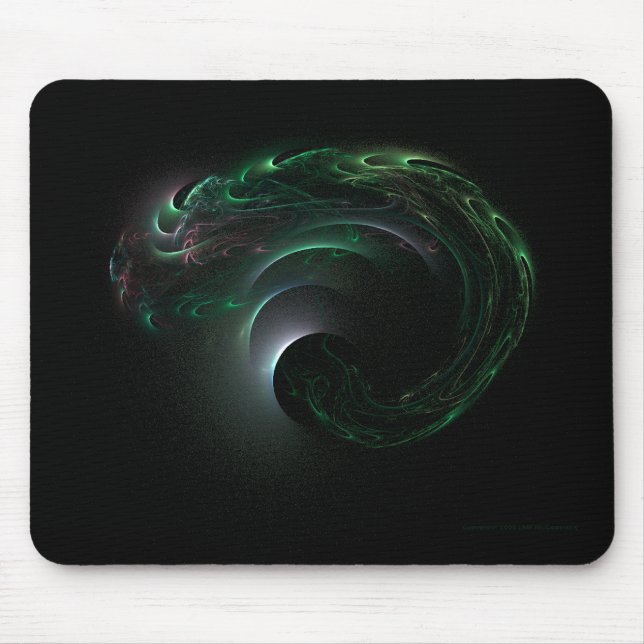 Grüne Eklipse Mousepad (Vorne)