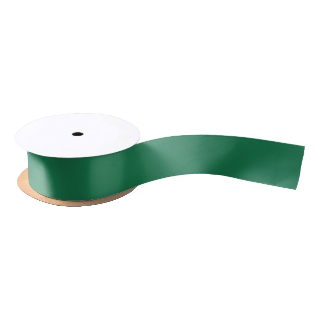 Grüne Elegant Solid Color Satinband (Spule)