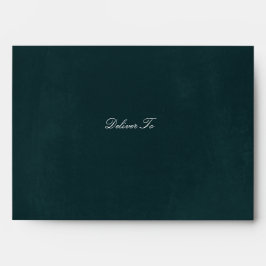 Grüne Emeralds Blume Wreath Rose Einladung