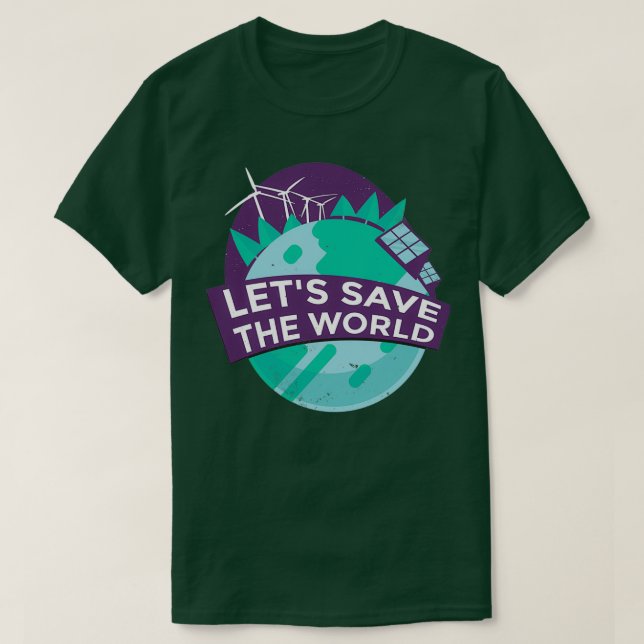 GRÜNE ENERGIE 1 T-Shirt (Design vorne)