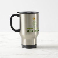 Grüne Energie-Tasse