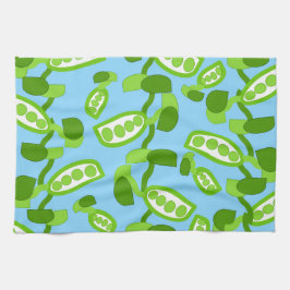 Grüne Erbsen Handtuch